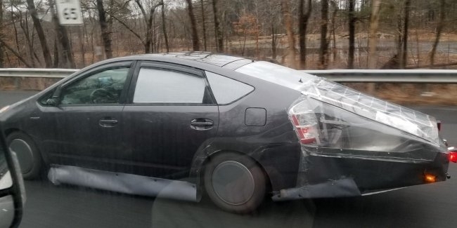 Самый необычный Toyota Prius сфотографировали в США