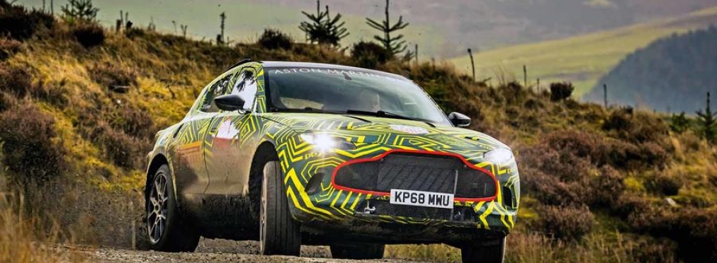 Оцените первый внедорожник от Aston Martin на трассе в Нюрбургринге