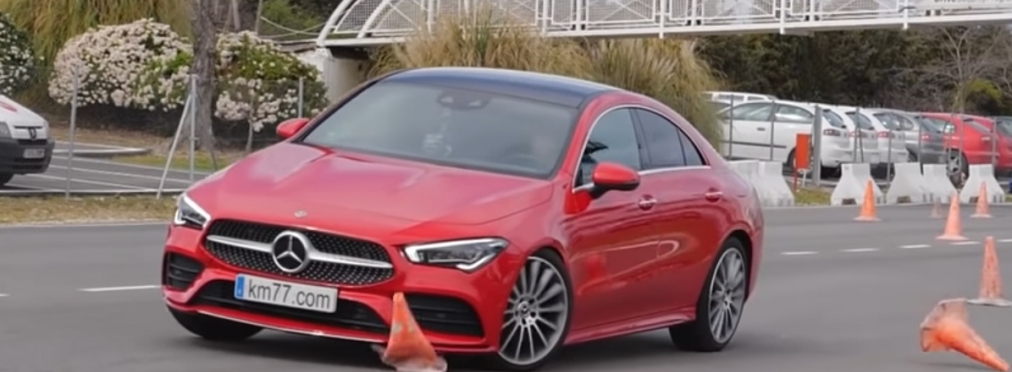 Новый Mercedes CLA не справился с лосиным тестом