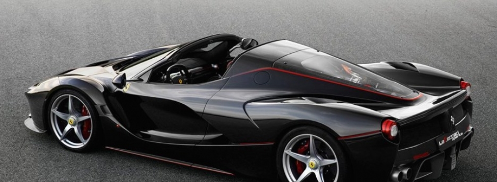 Новый LaFerrari Aperta засекли во время съемок рекламы