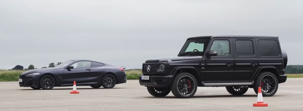 Как 71-летняя бабушка ускоряется на Mercedes-AMG G63 и BMW 8