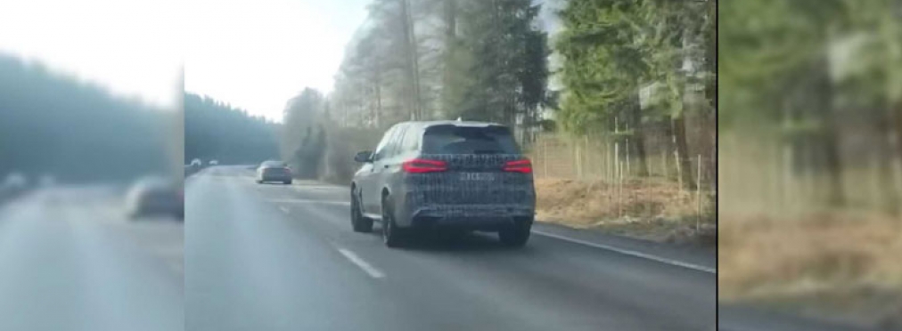 Новый BMW X5 M пойман фотошпионами в компании BMW M8