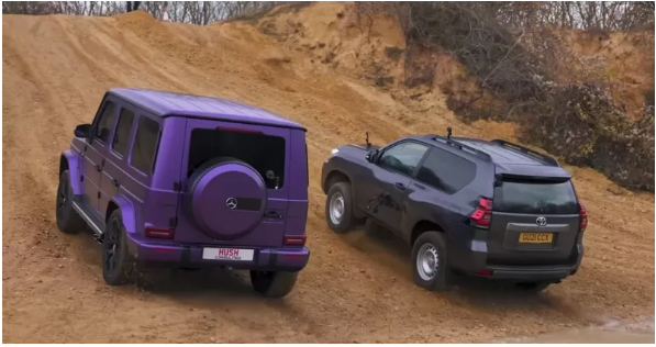 Mercedes-AMG G63 VS Toyota LC Prado: внедорожный дрэг (видео)