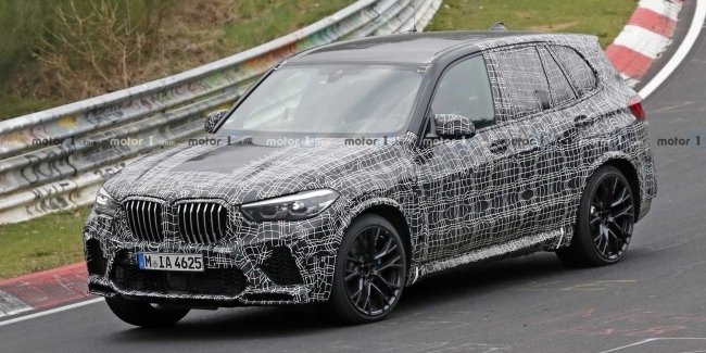 Новый BMW X5 M проходит испытания на Нюрбургринге