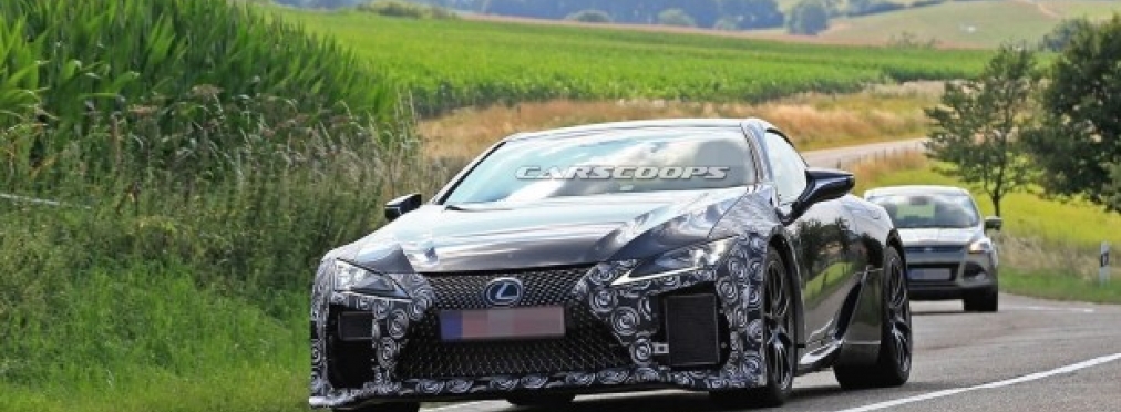 Новый Lexus LC F замечен на тестах в Германии