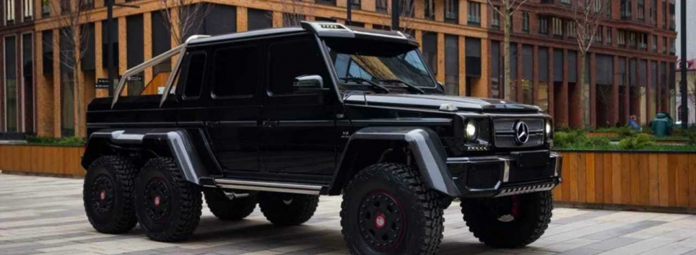 На продажу выставили шестиколесный Mercedes-Benz G63 AMG 6×6 от Brabus