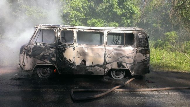 Видео дня: в «буханку» вдарила «болванка»