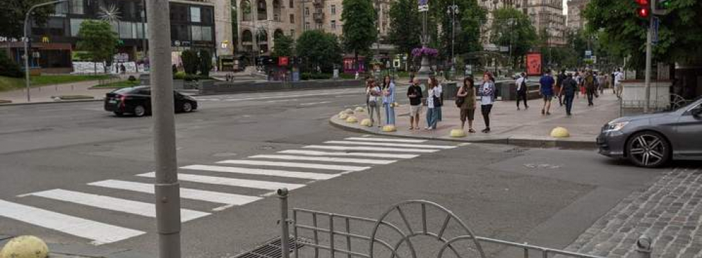 В Украине начали наносить новый вид дорожной разметки