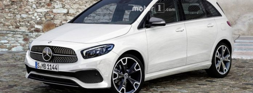 Опубликован рендер нового Mercedes B-Class