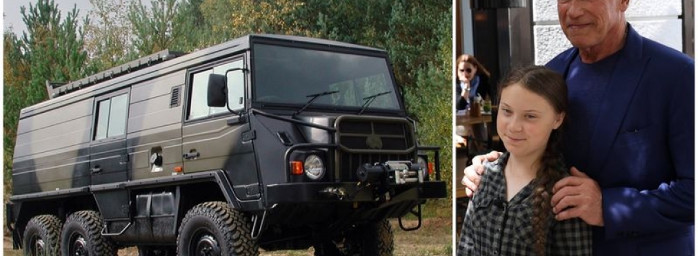 Шварценеггер повысил экологичность своего «проходимца» Pinzgauer 6x6 718 K