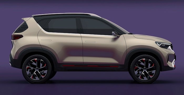 Опубликованы первые фото салона самого дешевого кроссовера Kia