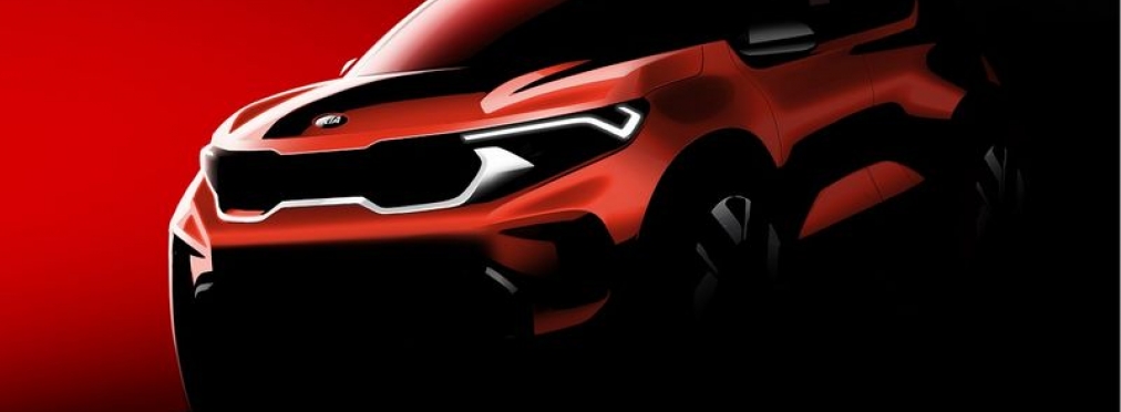 Опубликовано первое изображение кроссовера Kia Sonet