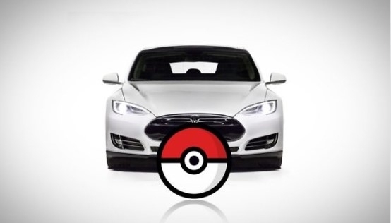 Tesla Model S снабдили системой для игры «Pokemon GO»