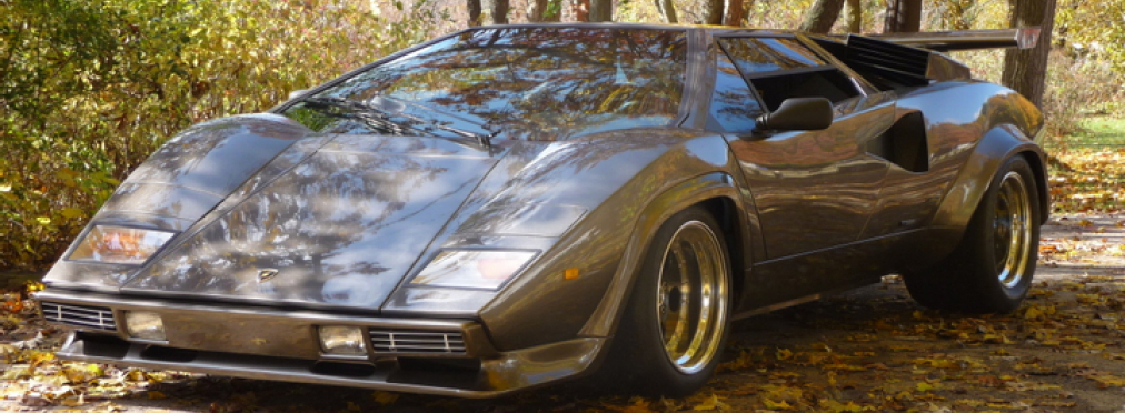 Мужчина 17 лет строил реплику Lamborghini Countach