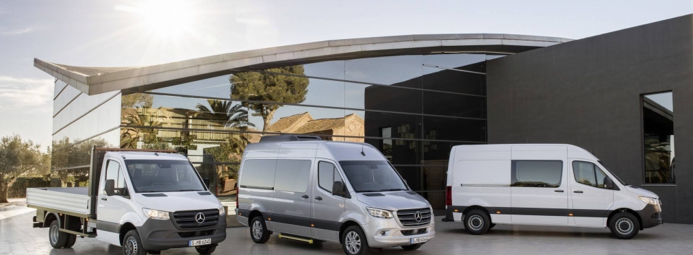 Новый Mercedes-Benz Sprinter получил тысячи различных конфигураций