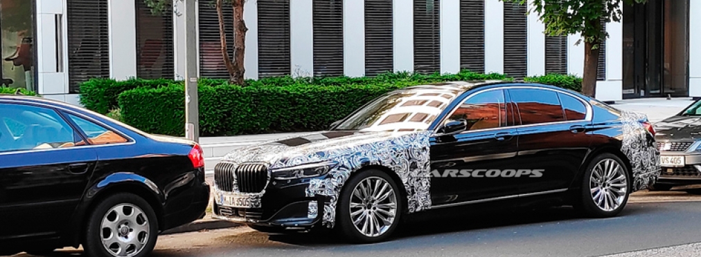 Фотошпионы запечатлели странную BMW 7-Series