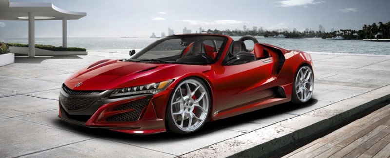 Acura представит открытый суперкар NSX Roadster