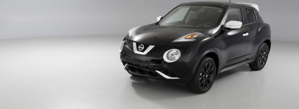 Черный Nissan Juke «пошел белыми пятнами»