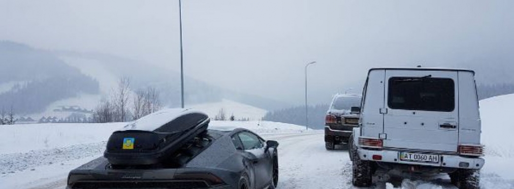 Из Англии в Украину «своим ходом» на Lamborghini Huracan