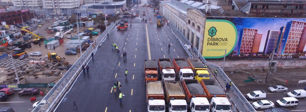 На Шулявском мосту вновь ограничили движение