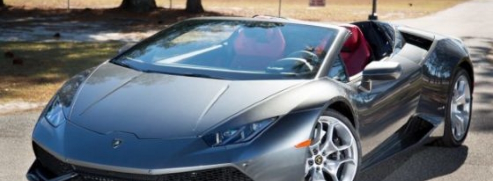 В Украине впервые замечен кабриолет Lamborghini Huracan Spyder