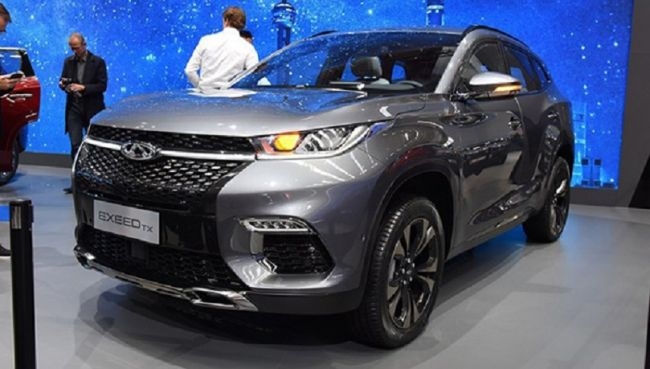 Новый внедорожник Chery Exeed TX замечен на тестах