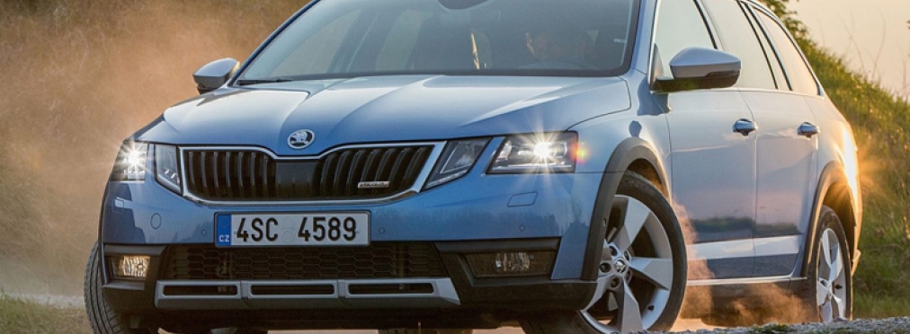 В Сети появилось первое изображение универсала Skoda Octavia