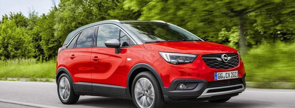 На рынок Украины вышел новый кроссовер Opel Crossland