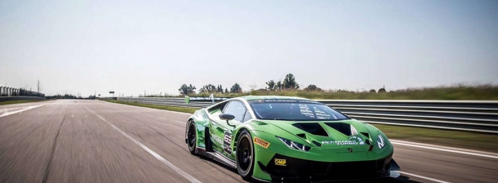 Lamborghini представила обновленное купе Huracan GT3 Evo