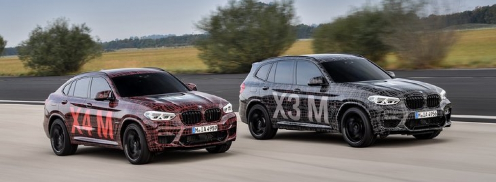 BMW показала прототипы горячих кроссоверов X3 M и X4 M