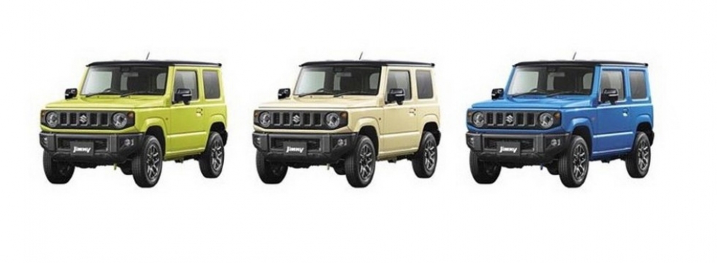 Новый Suzuki Jimny показался на официальных фото