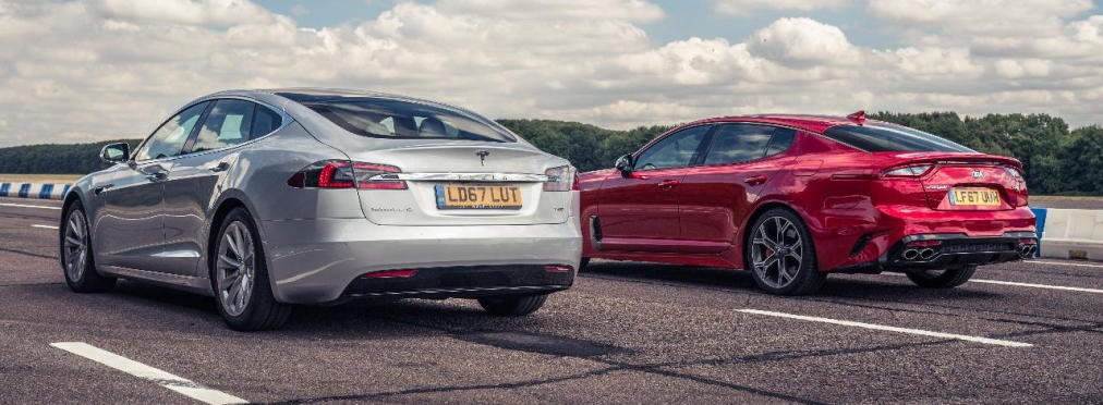 KIA Stinger против Tesla Model S: кто кого?