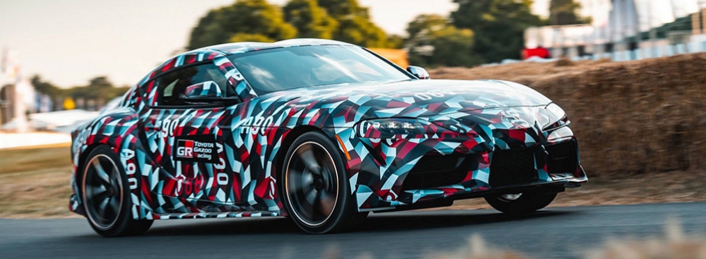 Возрожденная Toyota Supra получила камуфляж от военного линкора