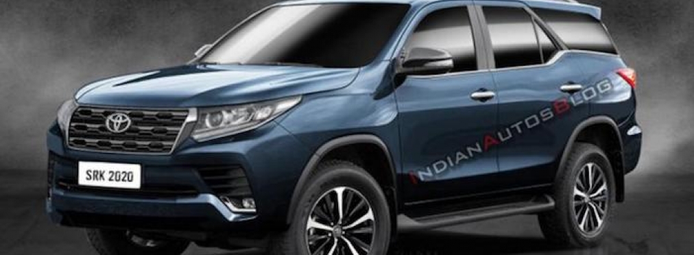 Опубликованы первые изображения Toyota Fortuner