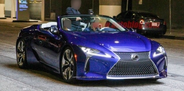 В Сети «рассекретили» cерийную вариацию кабриолета Lexus LC