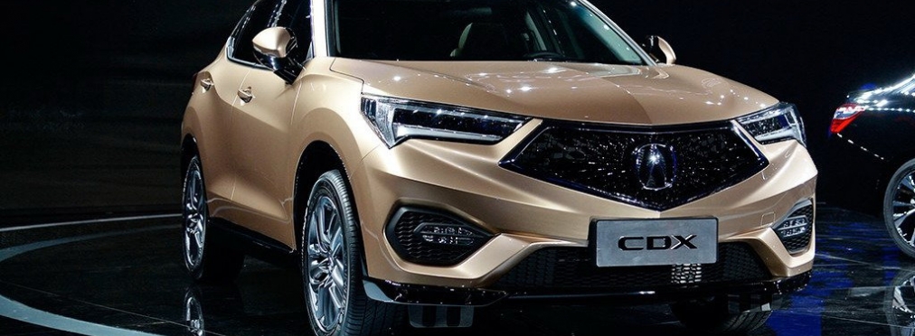 Компания Acura презентовала компактный кроссовер CDX