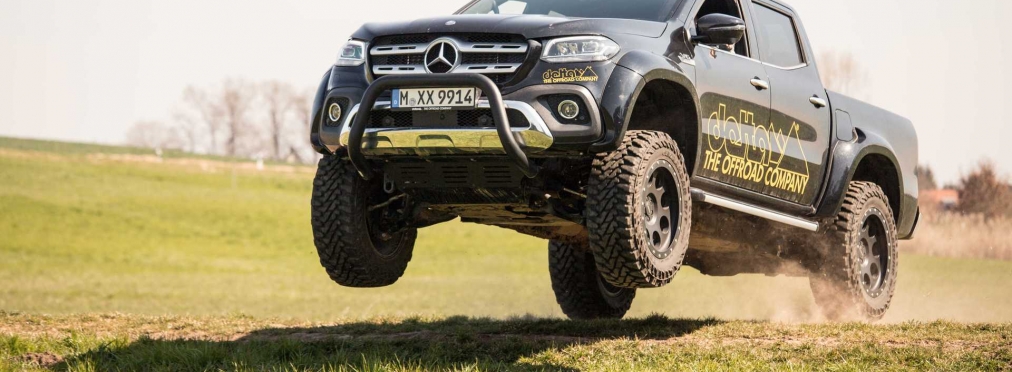 Пикап Mercedes-Benz X-class превратили в брутальный внедорожник