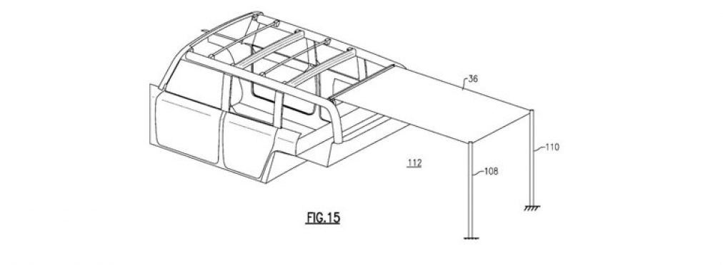 Ford запатентовал технологию складной крыши для нового Ford Bronco